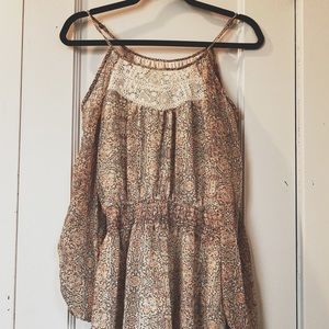 Boho Cold Shoulder Dress